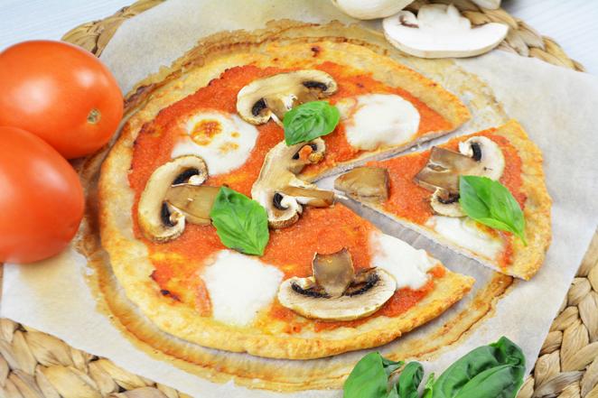 Receta de Pizza saludable sin harina
